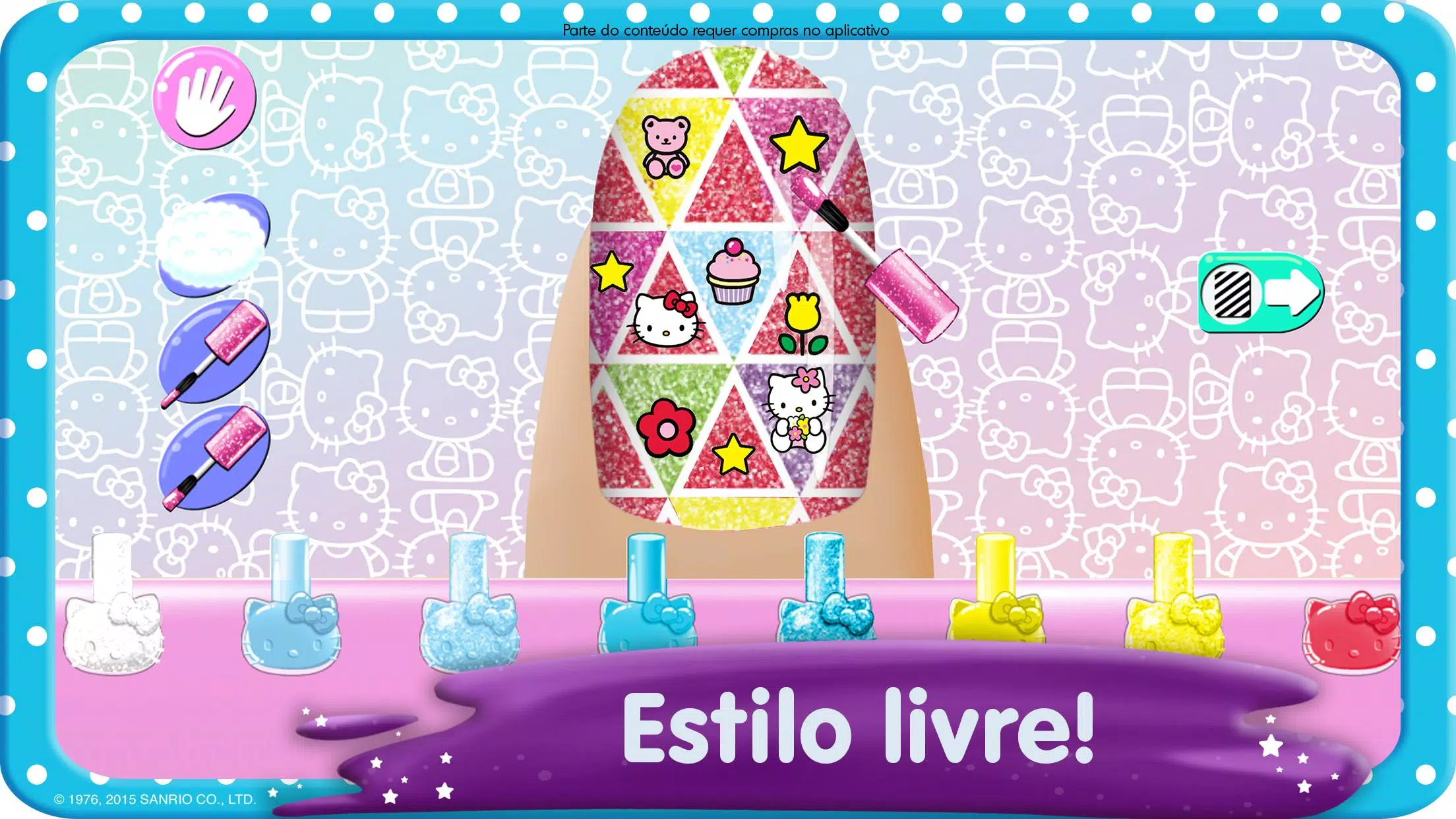 Hello Kitty Nail Salon em Jogos na Internet