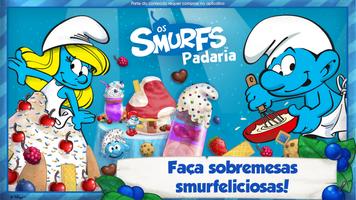 A Confeitaria Smurf Sobremesas Cartaz