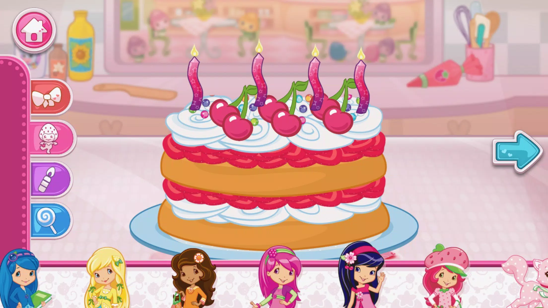 cook cake with berries games para Android - Download