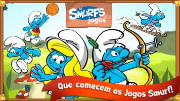 Os Jogos Smurf Cartaz