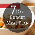 7 Day Budget Meal Plan icône