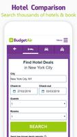 BudgetAir - Flights & Hotels captura de pantalla 2