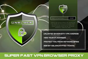 Buka Blokir Situs Web - Free Unblock Browser 海報