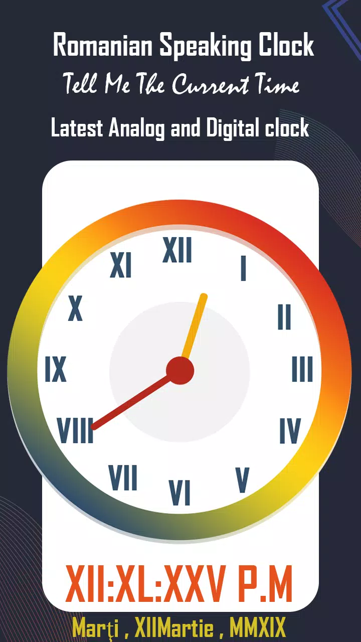 Romanian Talking Clock - Romanian Speaking Clock APK for Android Download