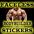 Faceless Bodybuilder Stickers