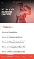 Ejercicios y Rutinas Gym تصوير الشاشة 1