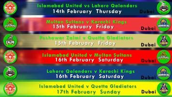 PSL 2019 Score – Live Cricket psl 2019 SCHEDULE imagem de tela 2