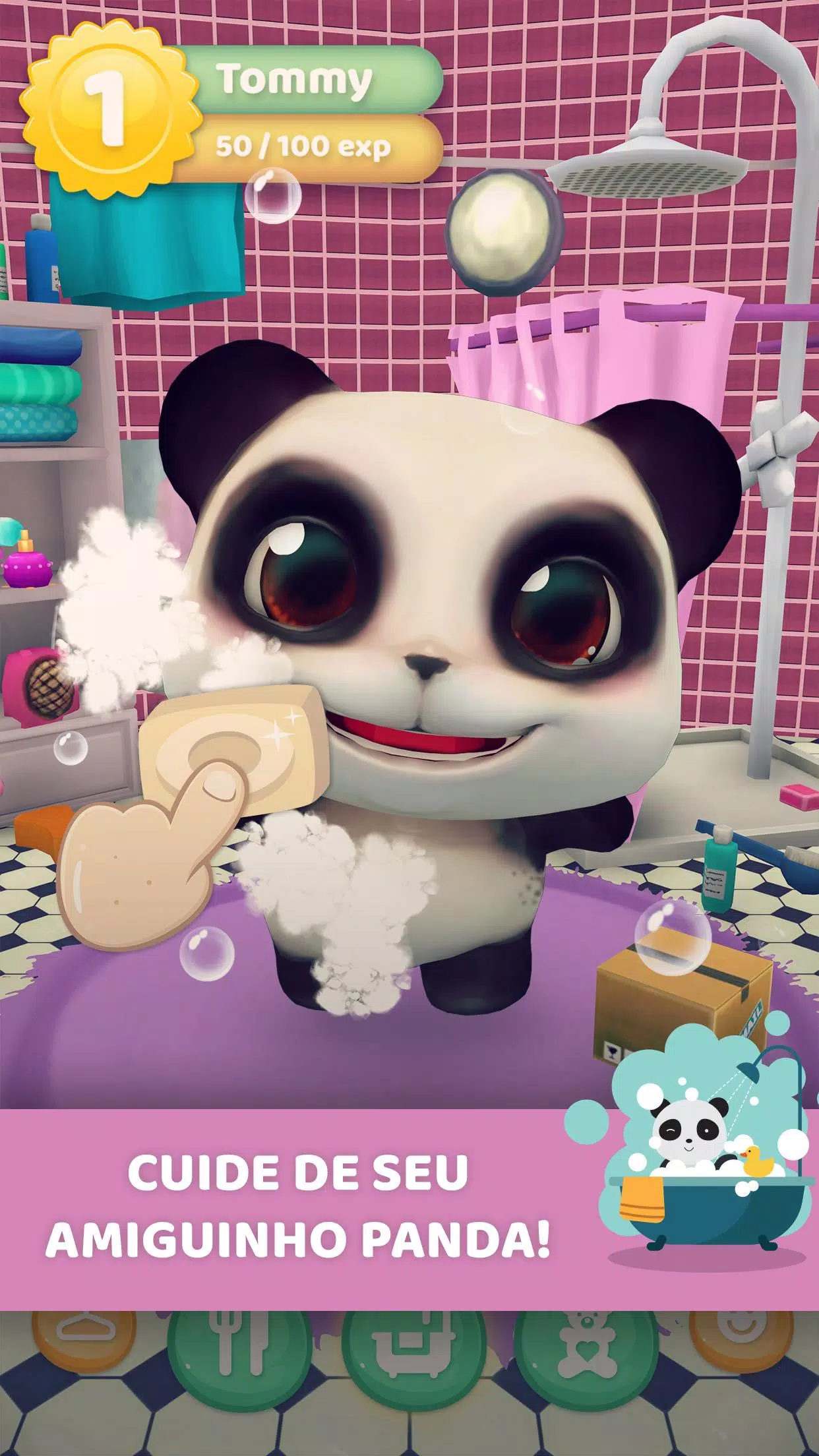 Download do APK de Jogo do Gato do Pequeno Panda para Android
