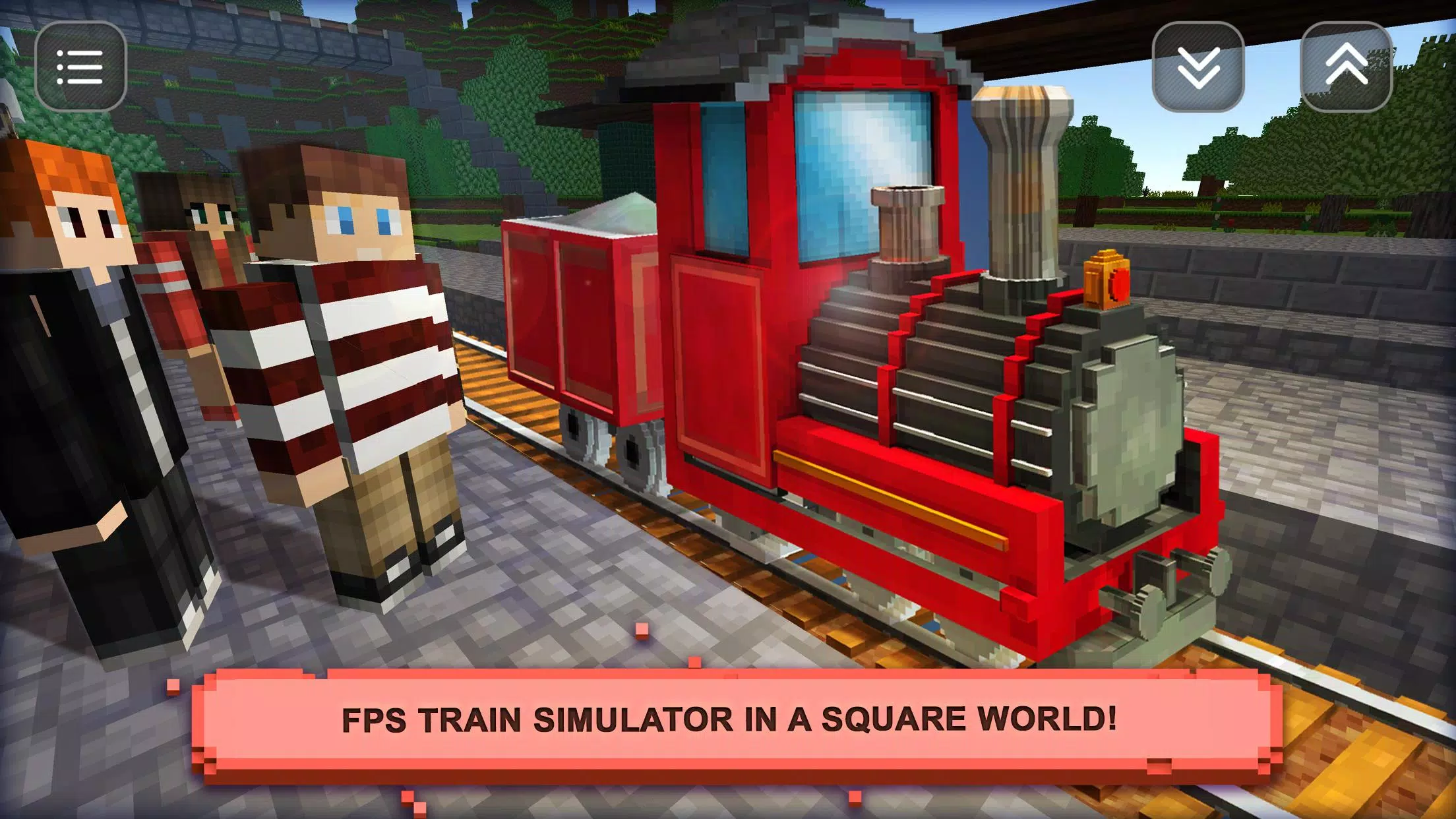 Train of Mine Block Craft APK + Mod for Android.