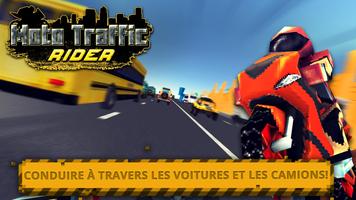 Le motard:autoroute Affiche