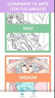 Manga & Anime Coloring Book captura de pantalla 2