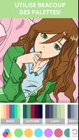 Manga & Anime Coloring Book capture d'écran 1