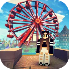Theme Park Craft 2: Build & Ride Roller Coaster APK download