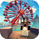 Theme Park Craft 2: Baue & fahre die Achterbahn APK