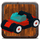 Brick car examples icon