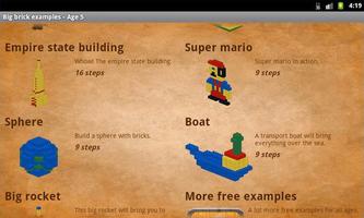 برنامه‌نما Big brick examples - Age 5 عکس از صفحه