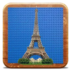 Eiffel Tower in bricks