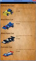 Cars in Bricks Poster
