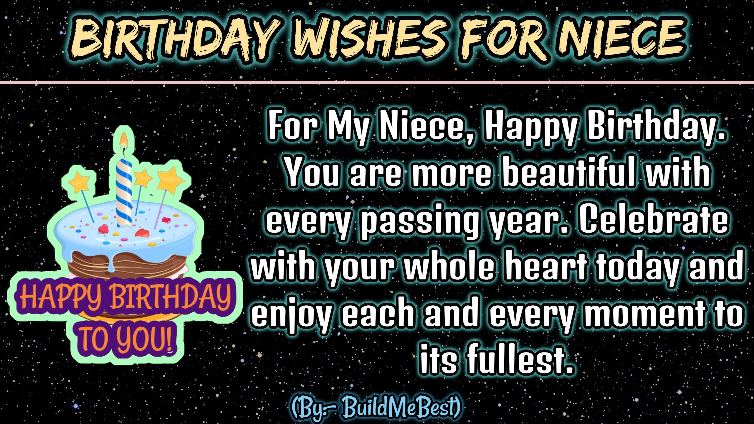Birthday Wishes For Niece Quotes Greeting Cards For Android