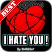 Hate Quotes - I hate You Messages, Status Thoughts