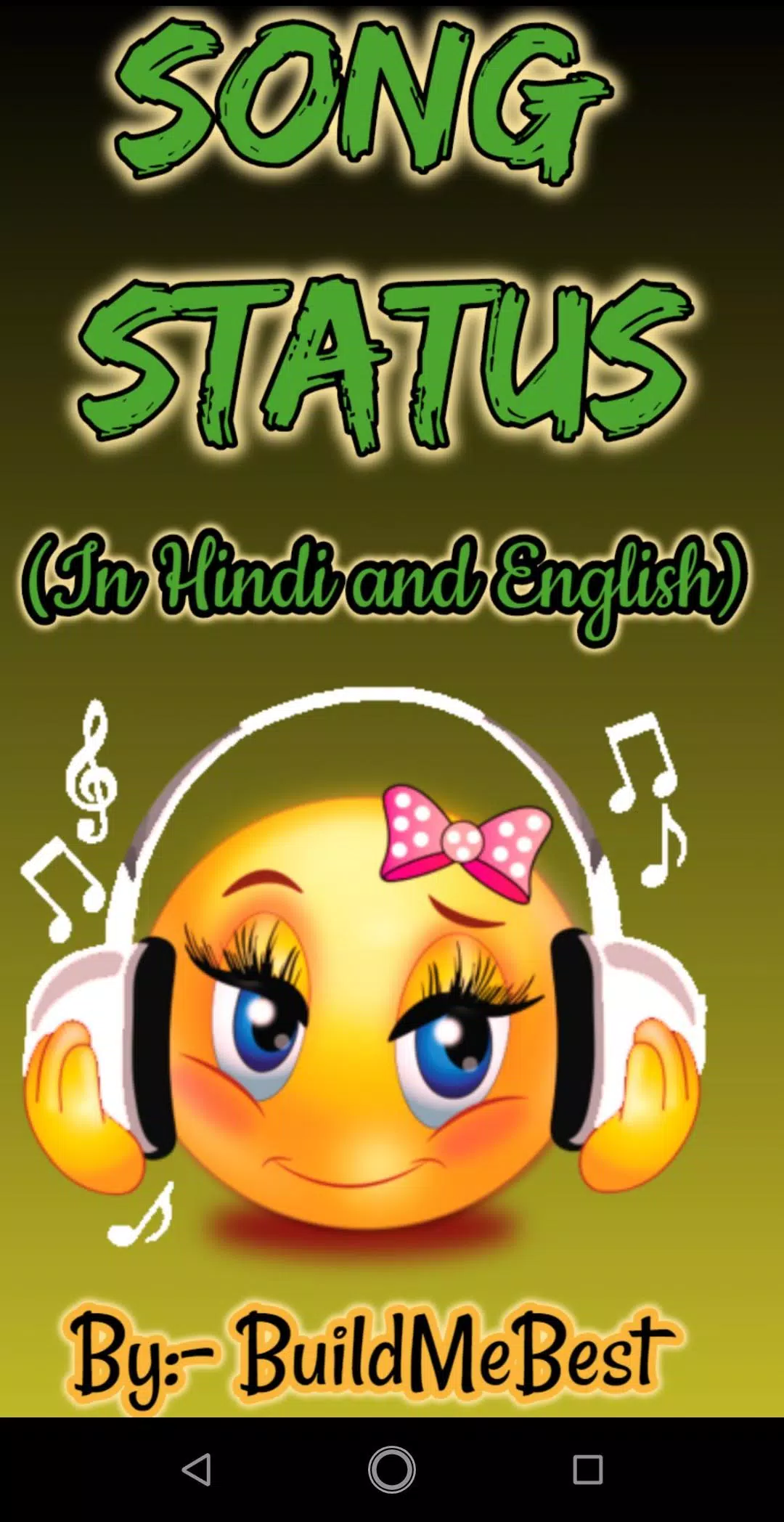 Descarga de APK de Songs status - English Hindi Song Lyrics Love Sad para  Android
