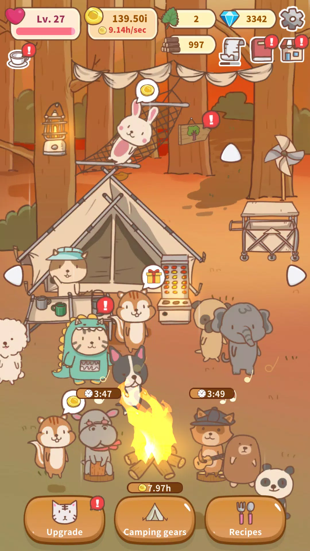 Animal Camping: Idle Camp
