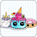 How To Draw Cute Cakes