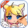 How To Draw Cute Gacha GL biểu tượng