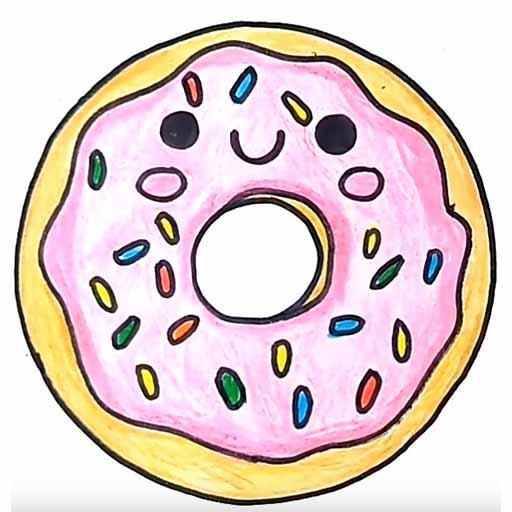 How To Draw Cute Donuts For Android Apk Download In the doughnut tutorial i'm going to try and explain the logics of drawing any material in the world. how to draw cute donuts for android