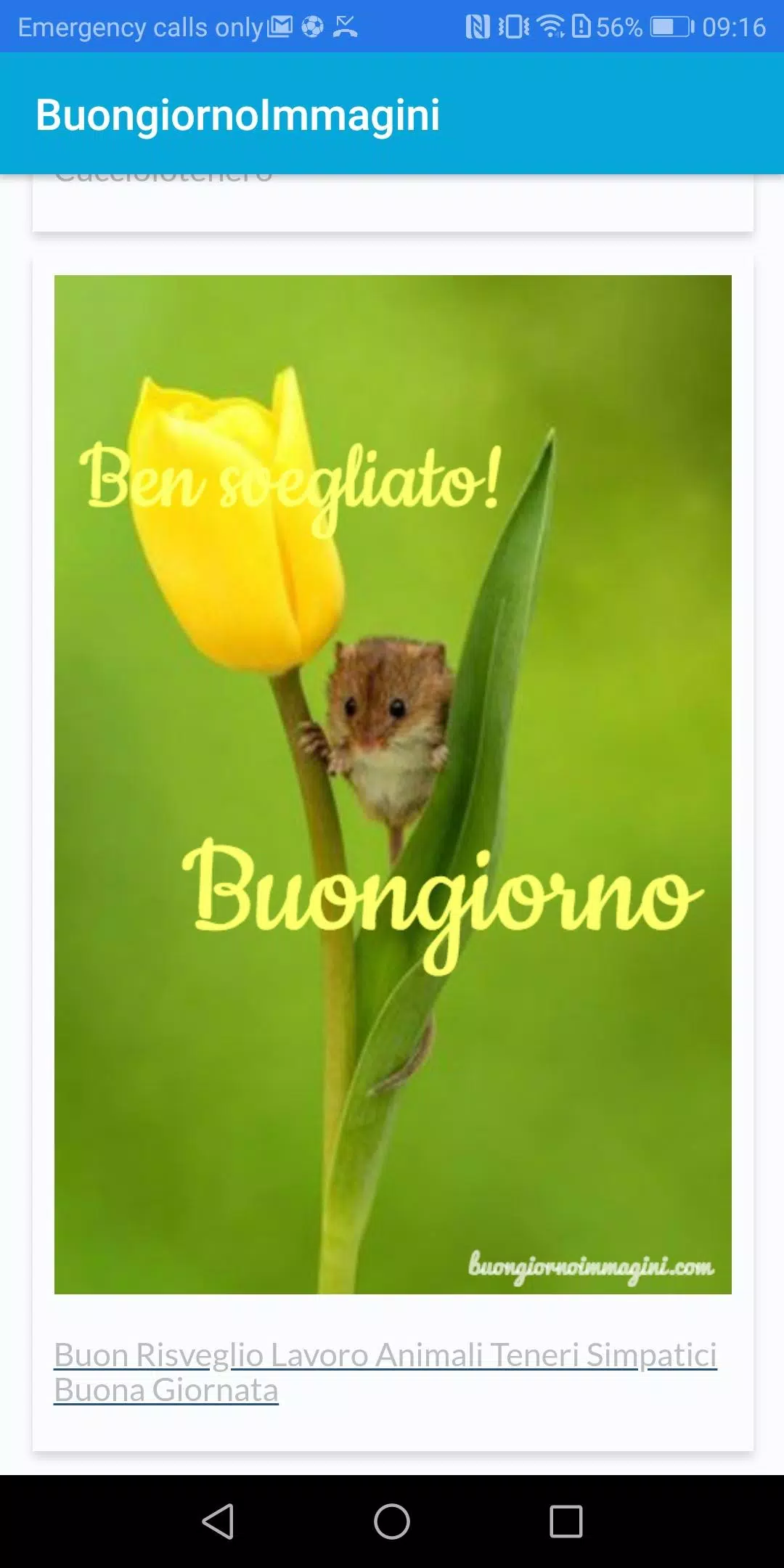 Frasi e Immagini del Buongiorno für Android - APK herunterladen