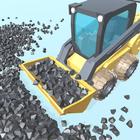Bulldozer 3D icon