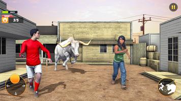 Bull Attack Game 3D Bull Games capture d'écran 2