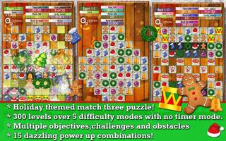 Holiday Drops - Match 3 puzzle Affiche