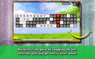 Word puzzle for the Happy soul imagem de tela 1