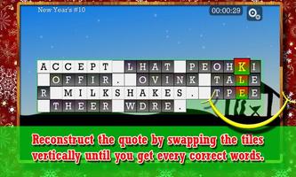 WORD PUZZLE for the HOLIDAY screenshot 1