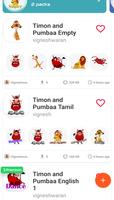 Timon and Pumbaa Stickers for WhatsApp - WASticker capture d'écran 3