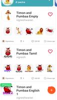 Timon and Pumbaa Stickers for WhatsApp - WASticker اسکرین شاٹ 3