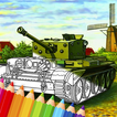 Military Tanks Coloring Book