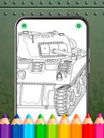 Military Tanks Coloring Book screenshot 3