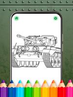 Military Tanks Coloring Book screenshot 2