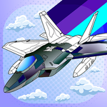 Airplane Military Coloring Boo icon