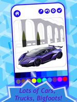 Poster Cars Coloring World