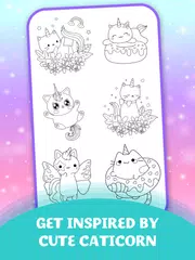 World of Unicorn Cats - Caticorns Coloring Book APK download