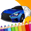 Livro de colorir de carros de luxo japoneses APK