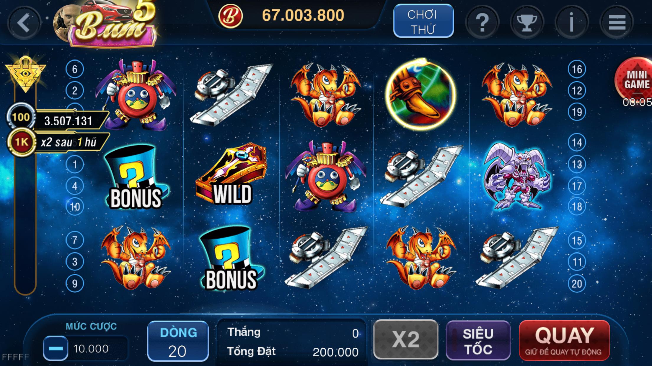 Hướng dẫn thao tác tại cổng game Bumvip club