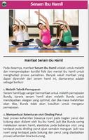 Panduan latihan Senam ibu hamil Yoga 截圖 1
