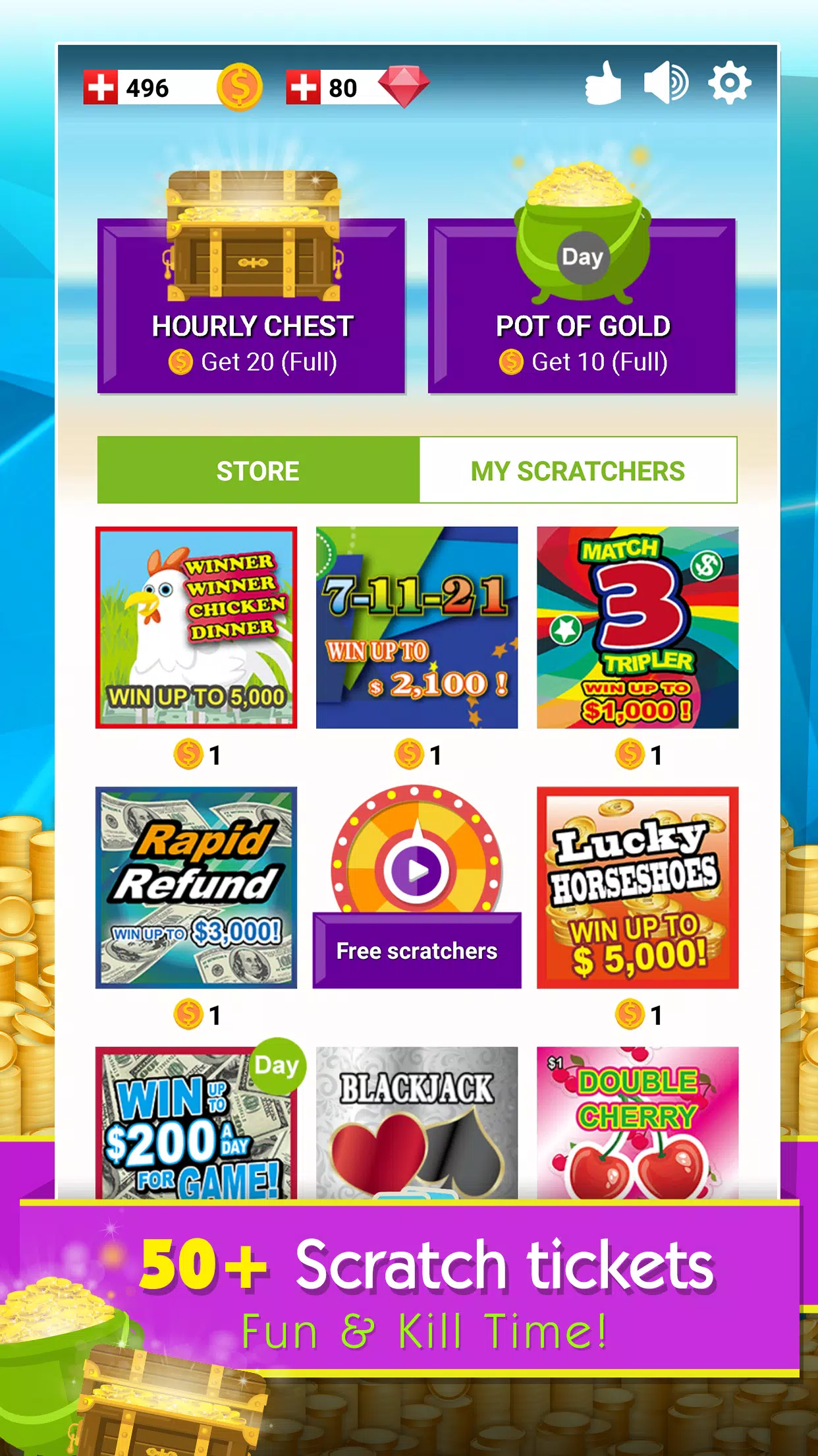 Scratcher & Clicker