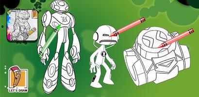 Draw Ben : Aliens Ultimate 10 Cartaz
