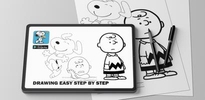 How to Draw Cute Sno Dog Poppy Cartaz