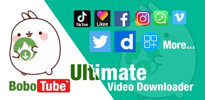 BoboTube` - Social Media Status Saver / Downloader Cartaz